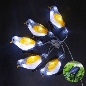 Little Bird LED Solar Lawn Light (Option: Solar energy-White and yellow)
